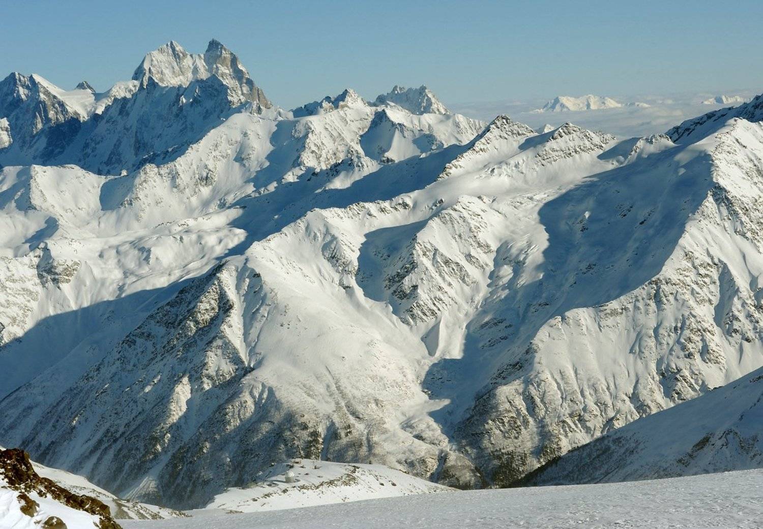 главный кавказский хребет, ушба, когутай, высокогорная обсерватория, Сергей Седов