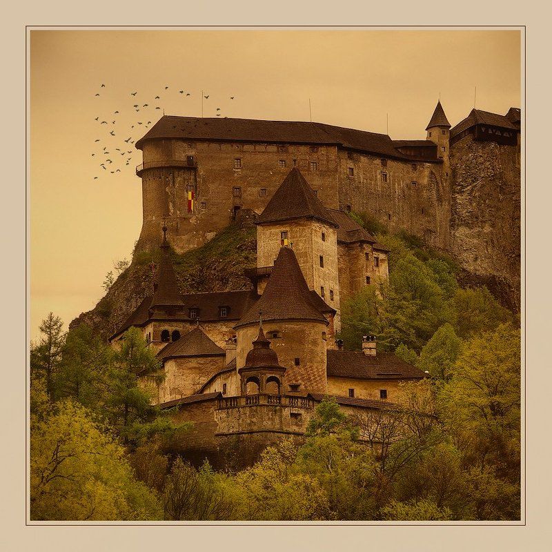 замок, словакия, пейзаж eagle nest фото превью