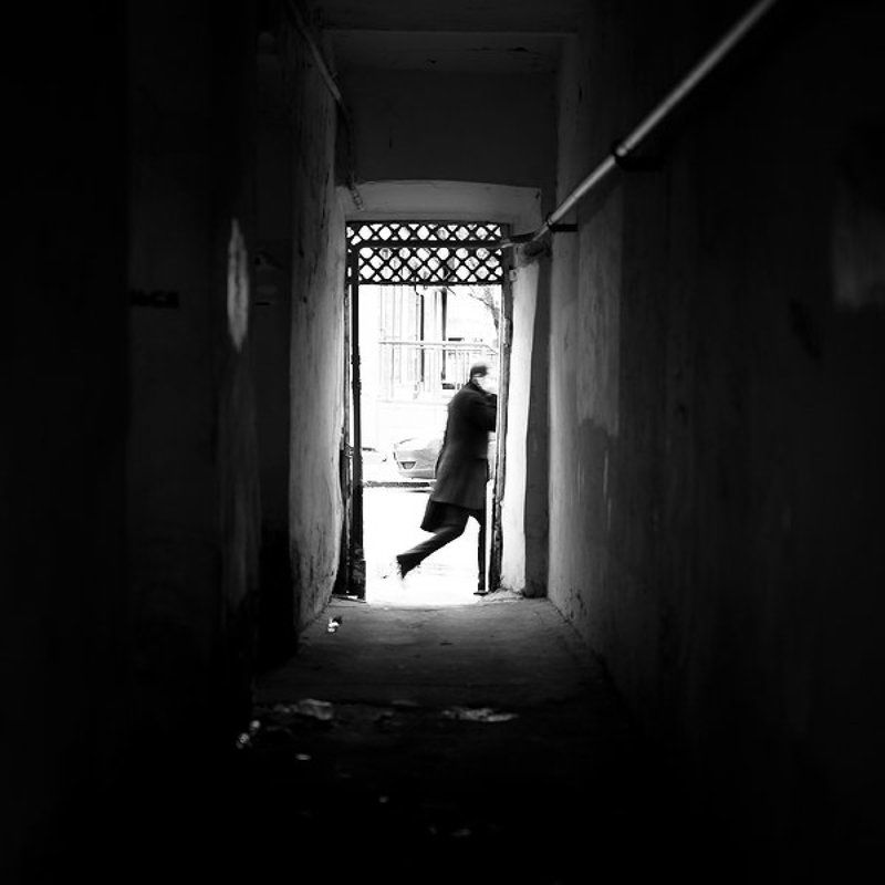 стрит, улицы, люди, черно-белое **** фото превью