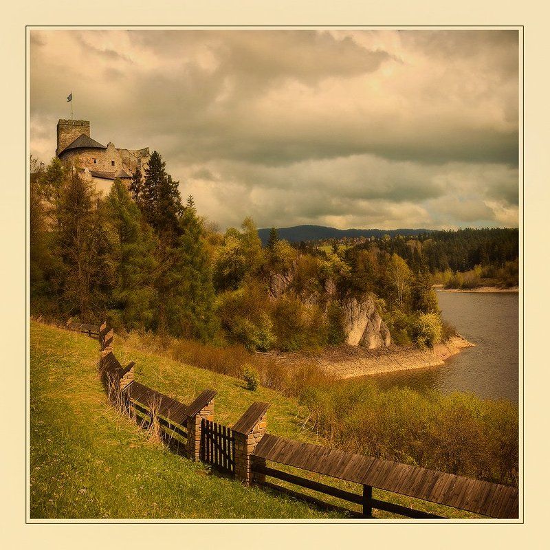 замок, польша, пейзаж the old castle фото превью