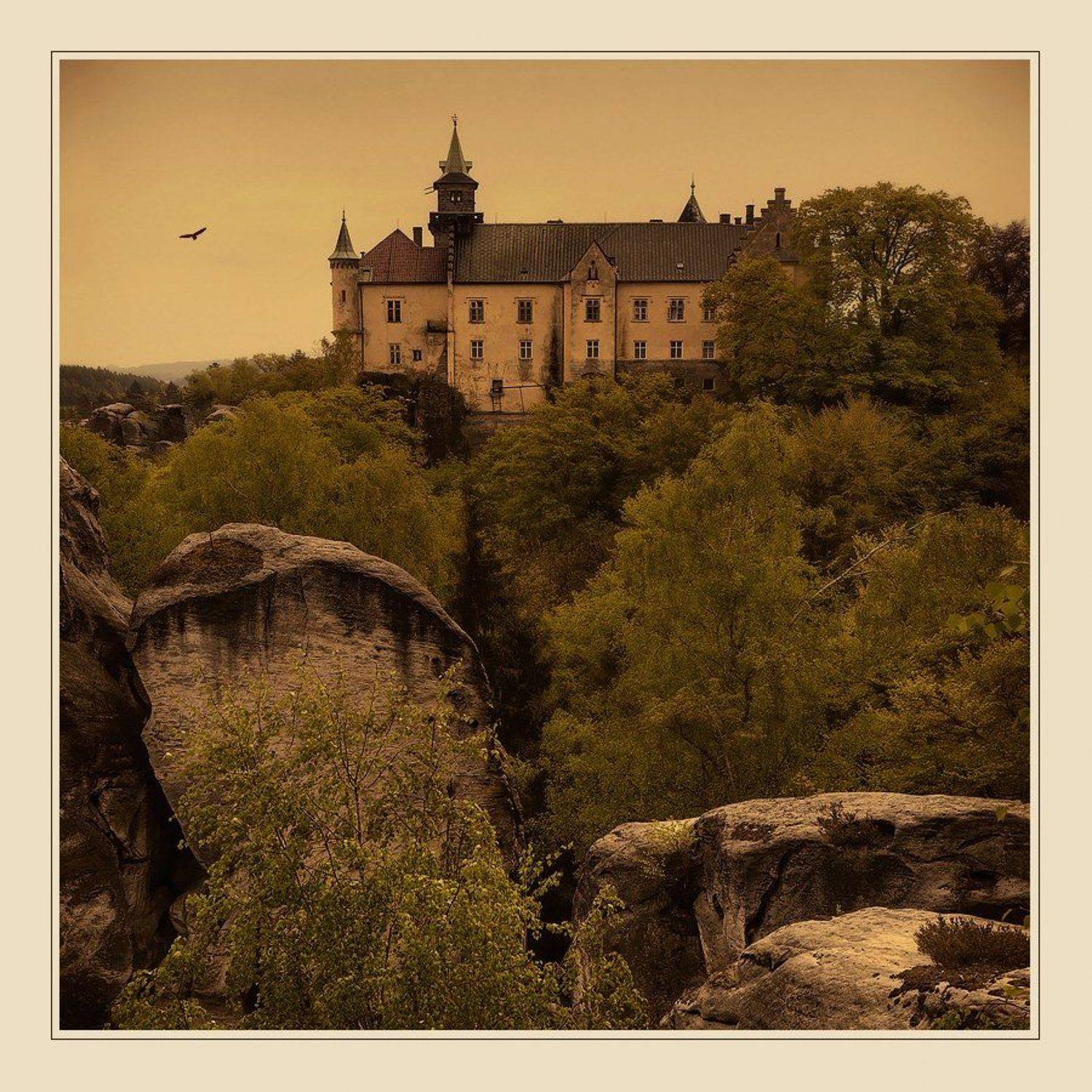 замок, чехия, пейзаж, Oleg Dmitriev