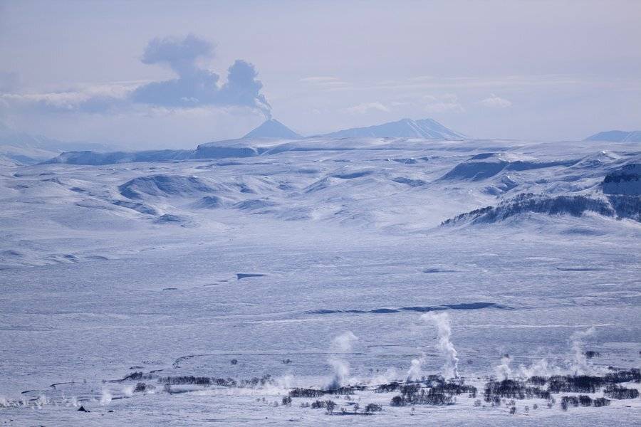 камчатка, вулкан, карымский, узон, весна, извержение,, Денис Будьков