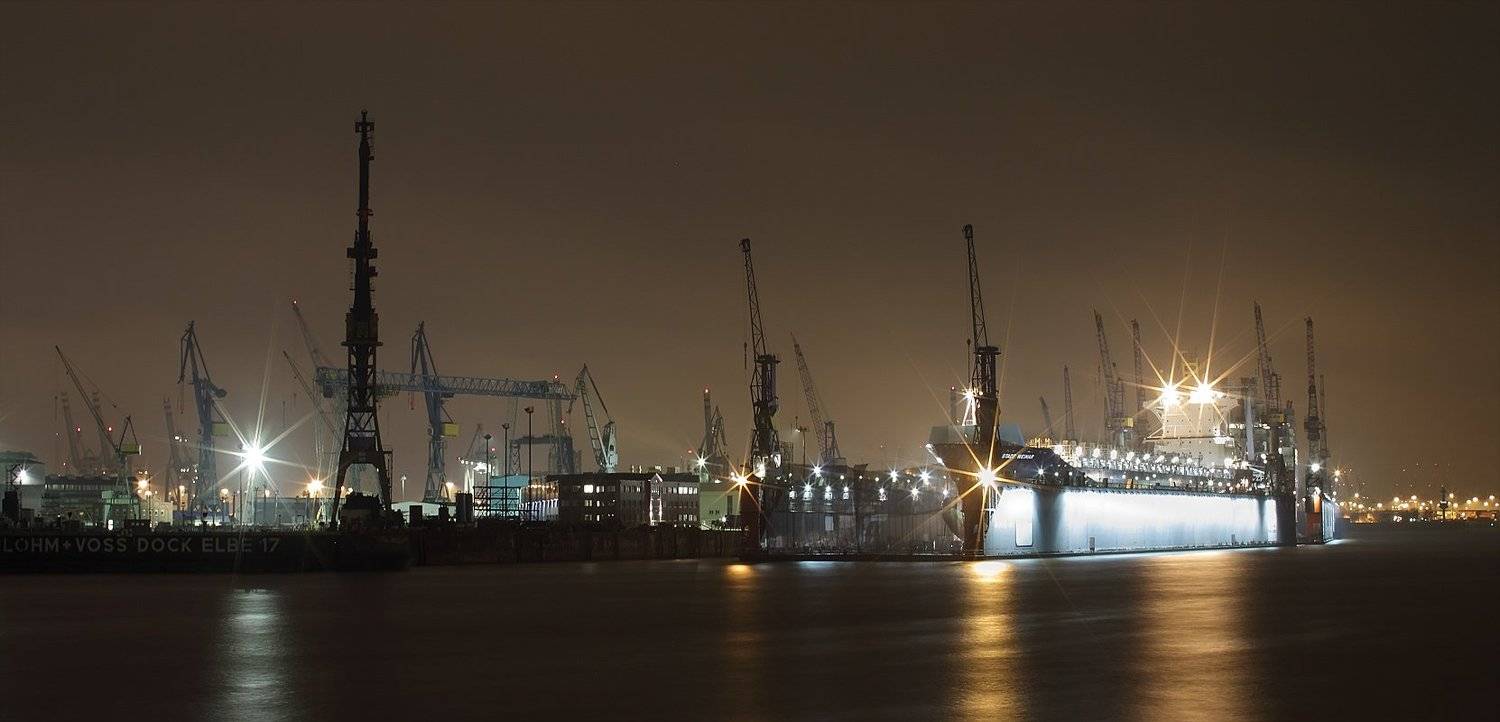 германия, гамбург, эльба, порт, Игорь Дубровский