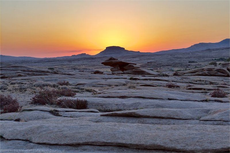 бектау-ата, казахстан Один короткий вечер на Бектау-Ата фото превью