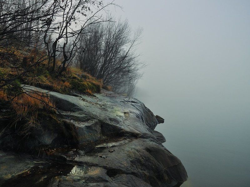 осень, озеро Парить фото превью