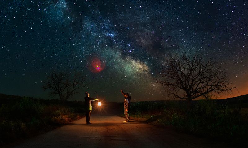 ceclii, nikon d3400, milky way, night  фото превью