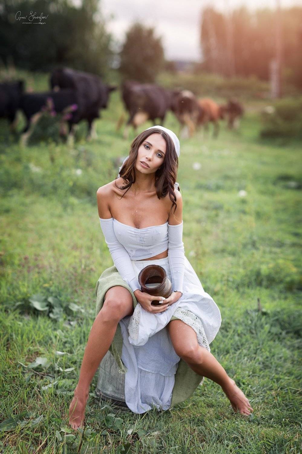 портрет красота девушка арт, Анна Шувалова