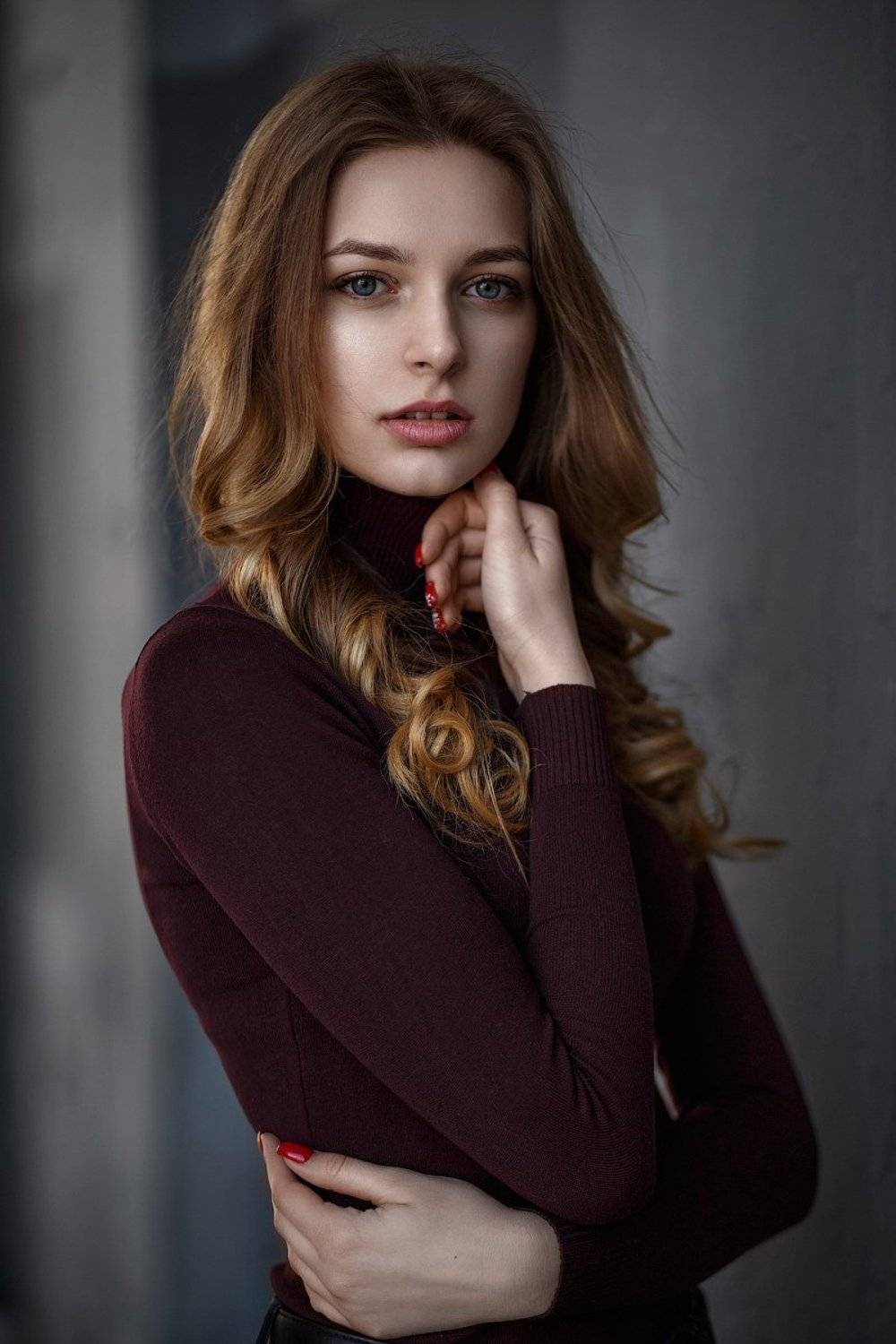 портрет девушка, Михаил Корнилов