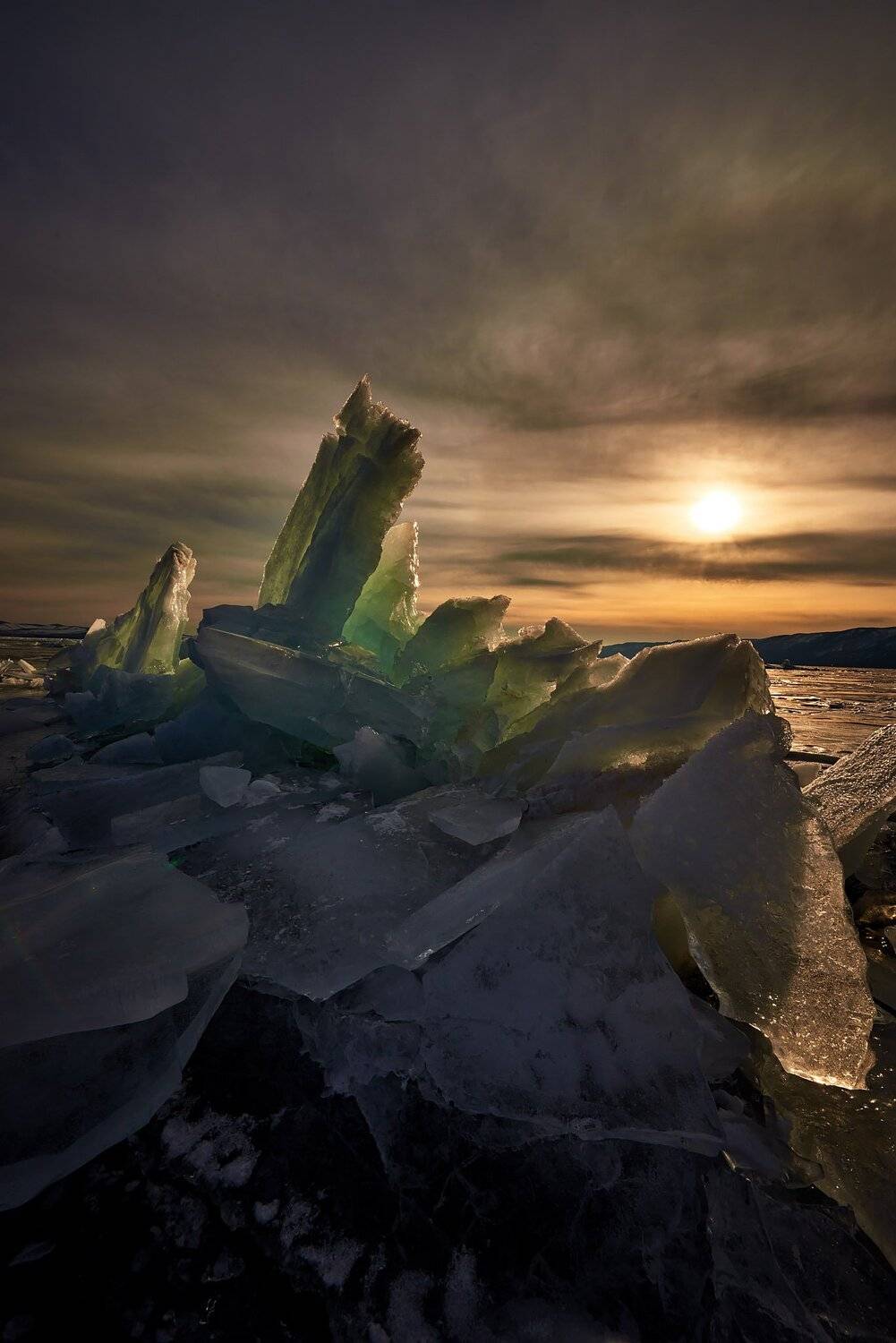 байкал озеро лед, Денис Черепко
