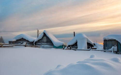 Январские морозы в глубинке