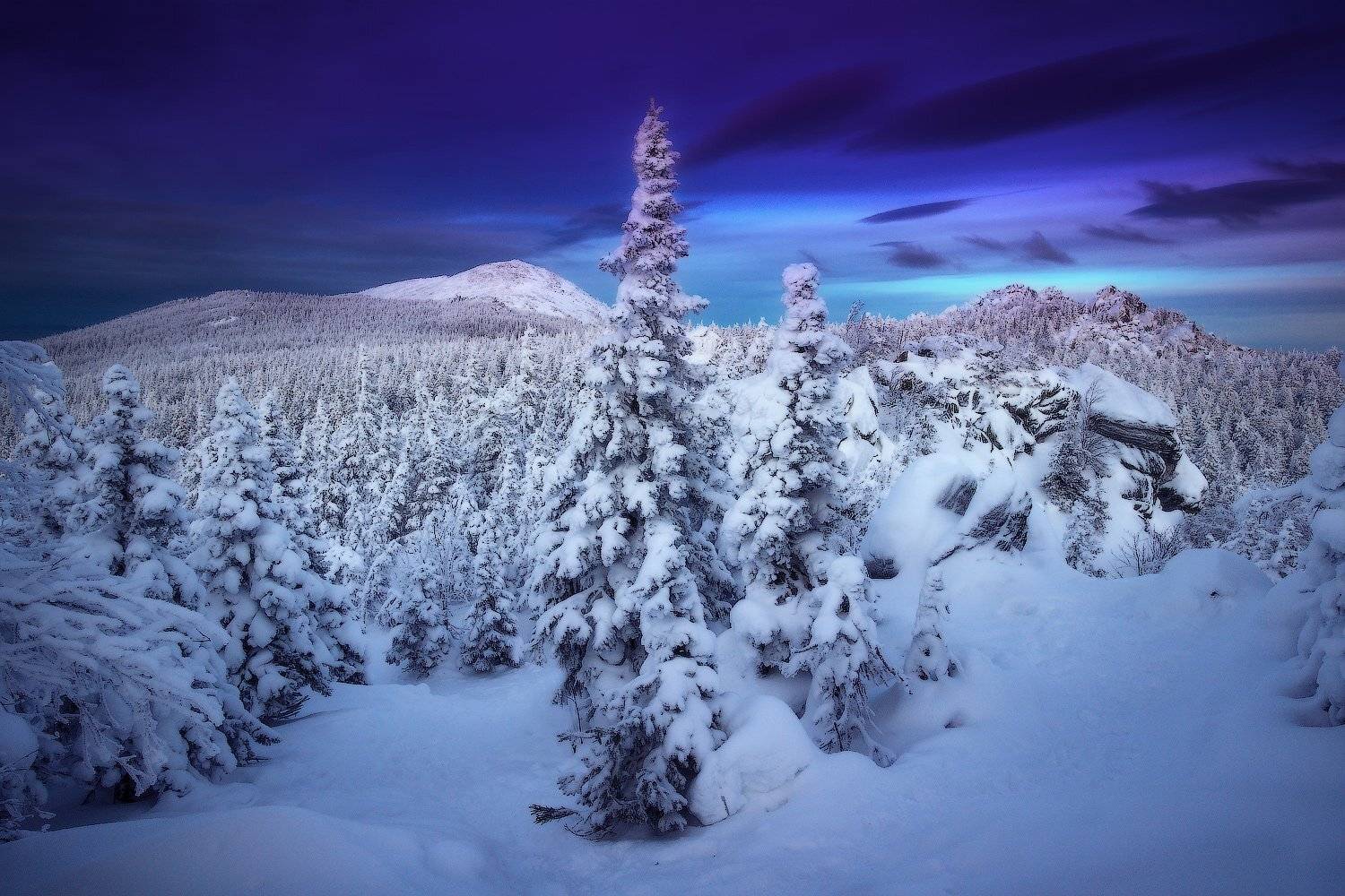 урал, таганай, зима, круглица, Владимир Ляпин