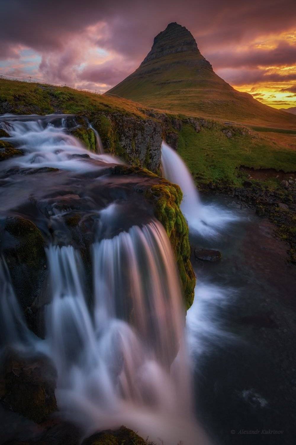 пейзаж, исландия, киркьюфетль, Александр Кукринов
