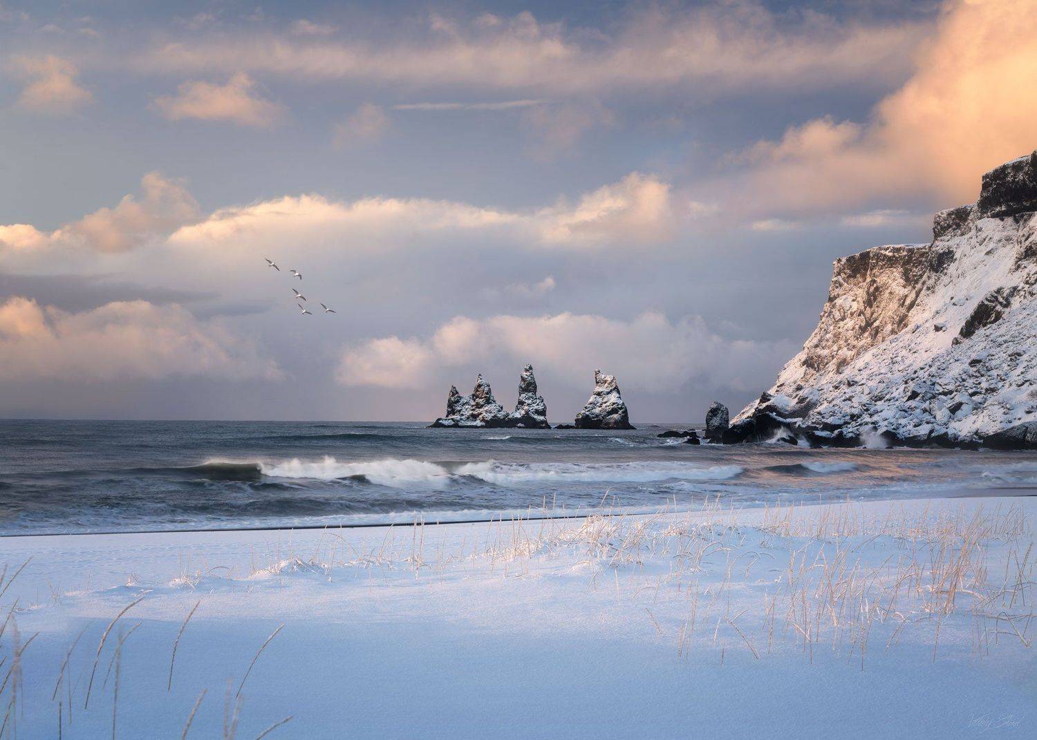 Iceland, Reynisdrangar beach, Vitaly Glad