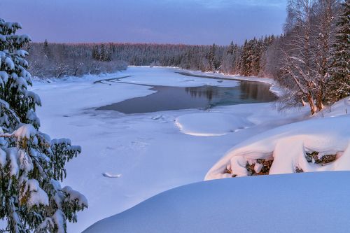 Зимняя Печора.