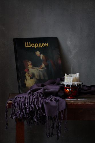 С альбомом Шардена