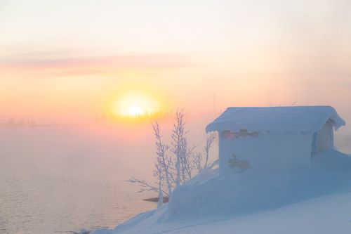 На Печорском водохранилище