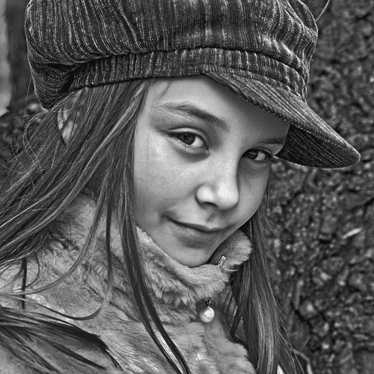 портрет, девочка, глаза, взгляд, чб, апатиты, курск, Николай Смоляк