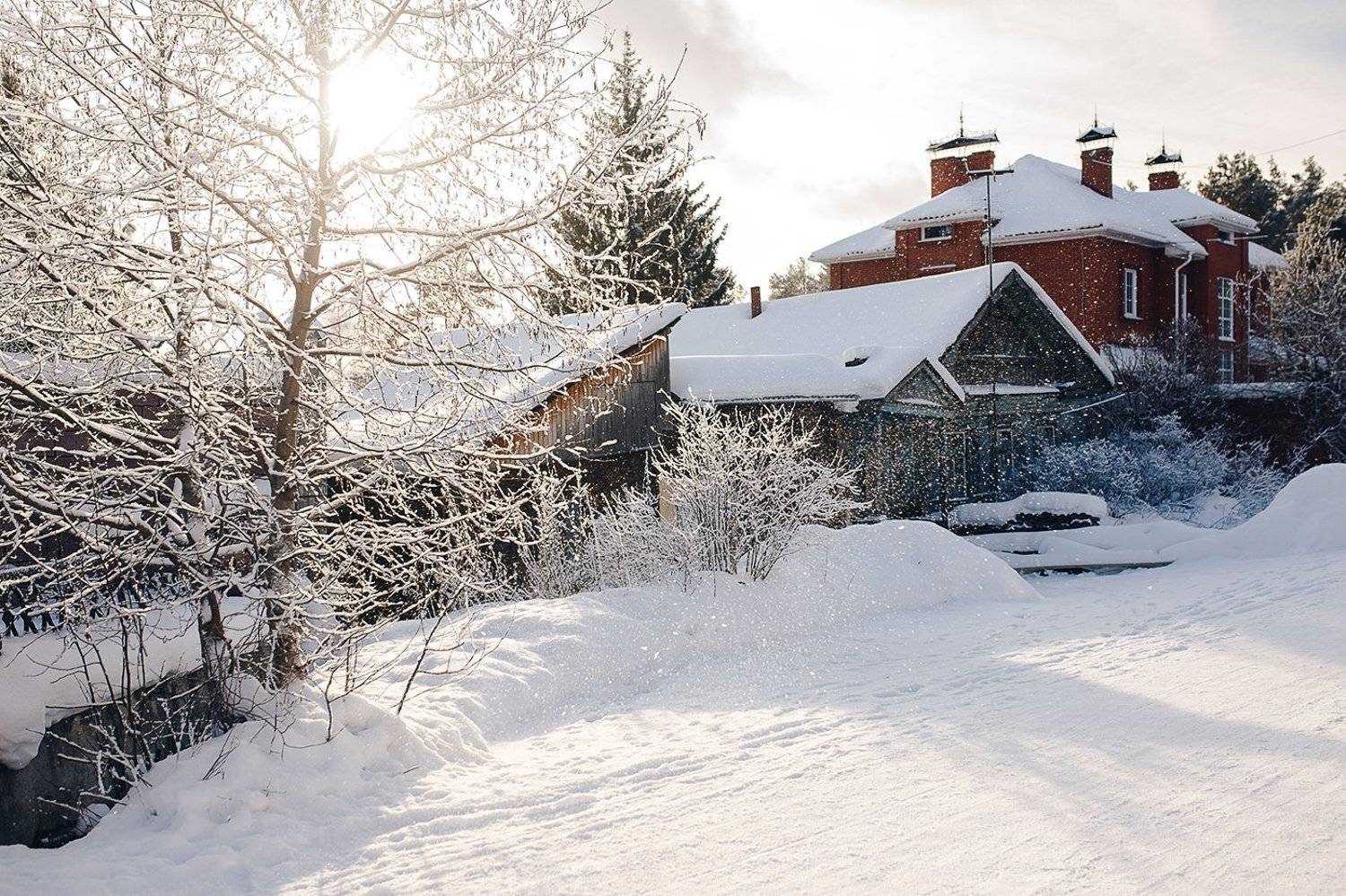 зима, снег, урал, улица, дом, снежный, Евгений Толкачёв