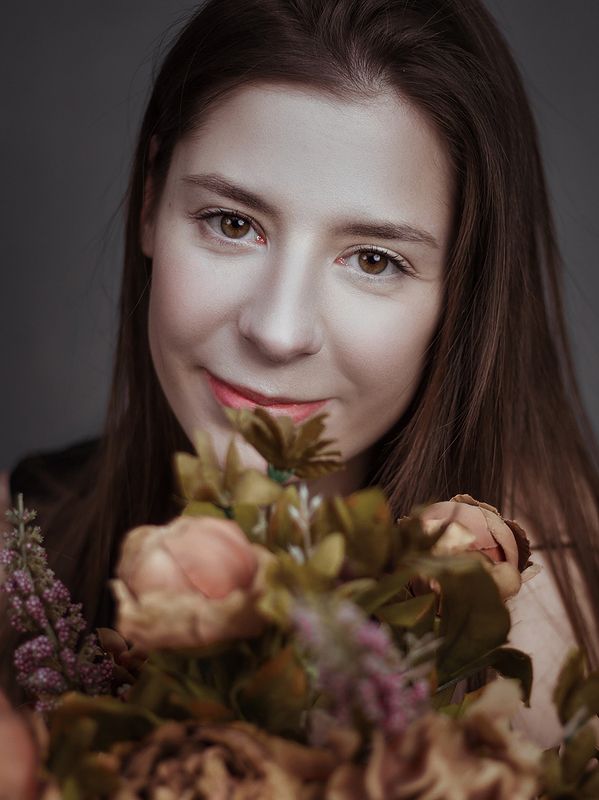 портрет, женский портрет, студийный портрет Валерия фото превью
