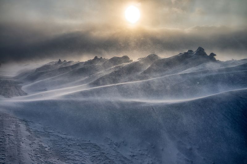 снег, солнце, зима, метель, сибирь 2019 Апокалипсис сегодня фото превью