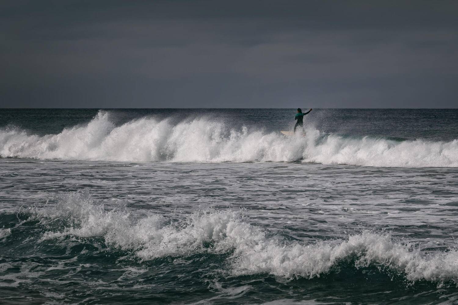океан, волны, серфер, Александр Безмолитвенный