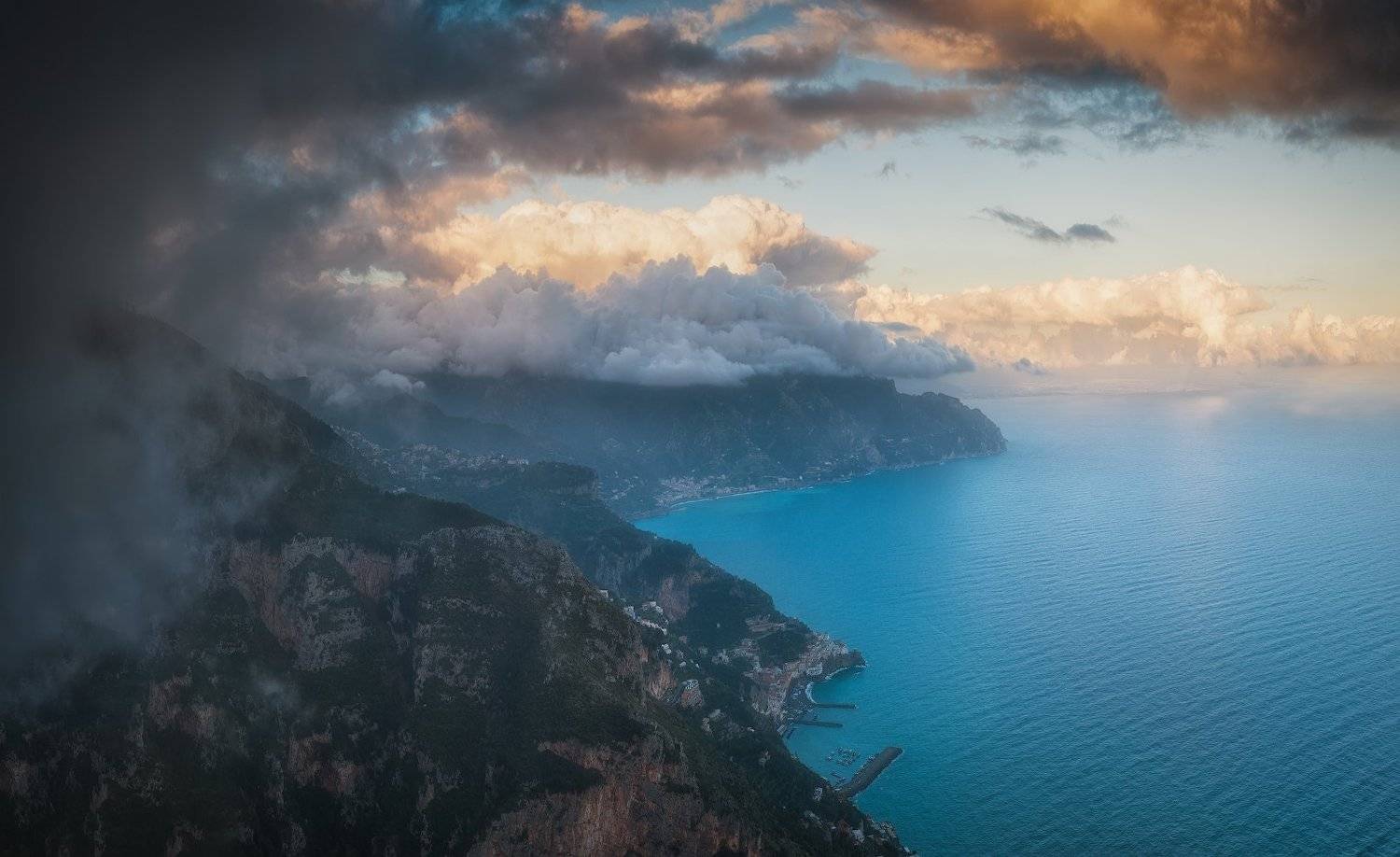 путешествия италия панорама пейзаж закат, Алексей Мельситов