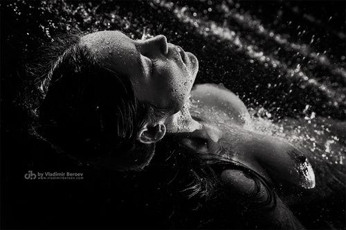 The Explosion of the Liquid. B&W. Scene 5