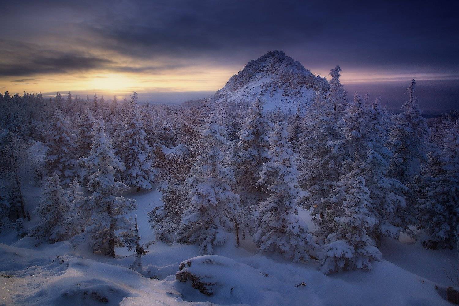 урал, таганай, зима, Владимир Ляпин