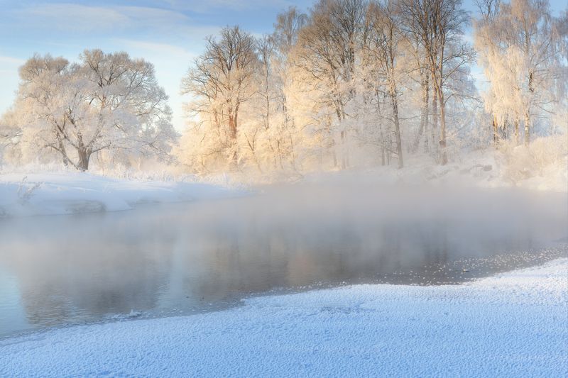 В чудесное утро зимы и мороза фото превью