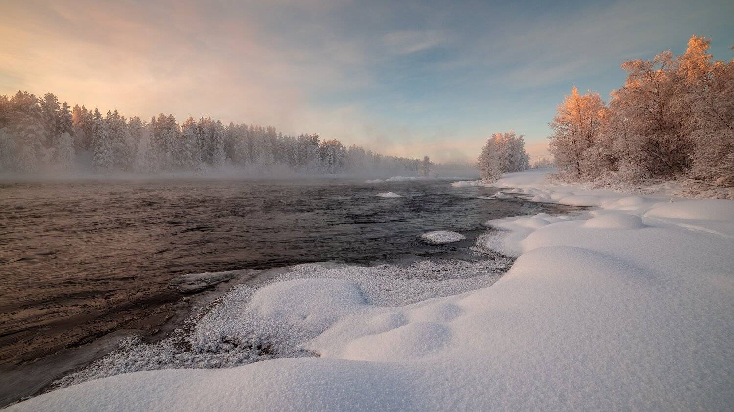 кольский, север,заполярье, пиренга, зима,, Роман Горячий
