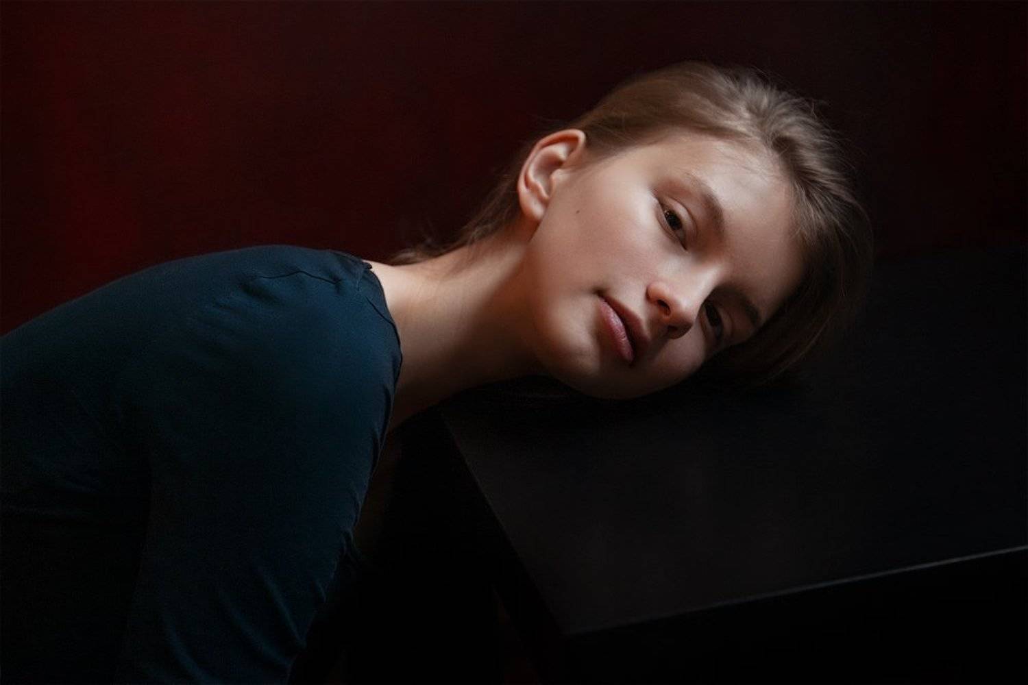 портрет, ключенков, лебедь, свет, Aleksandr Kljuchenkow