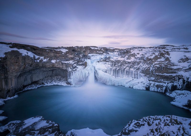 Iceland, Aldeyjarfoss  A place where time is not ticking. It flows. фото превью