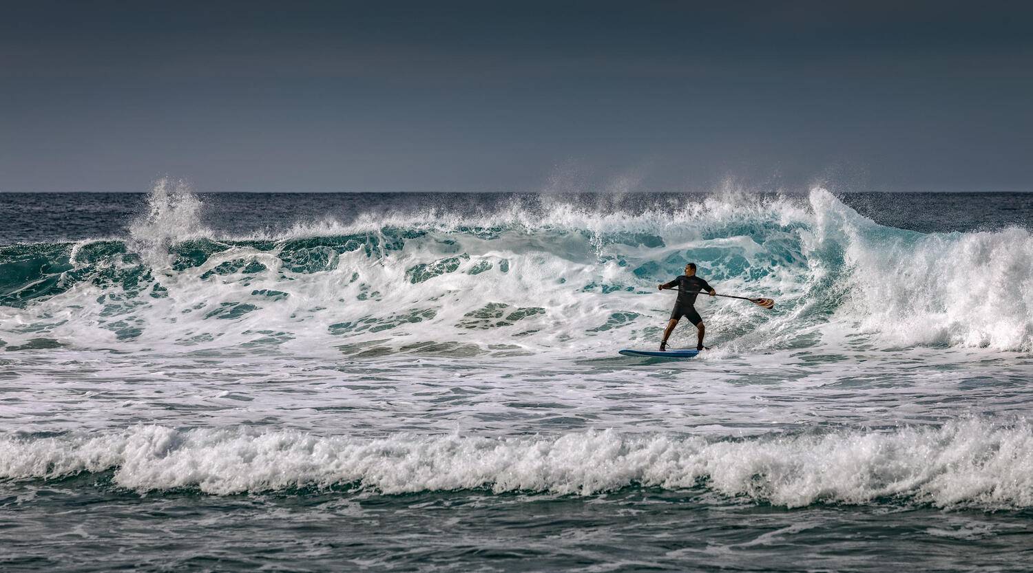 океан, волны, серфер, Александр Безмолитвенный