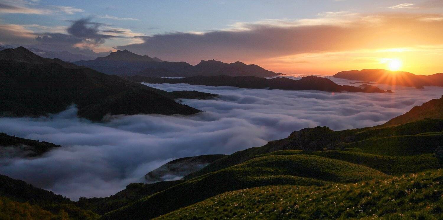 закат,горы,кавказ,чечня, Marat Magov