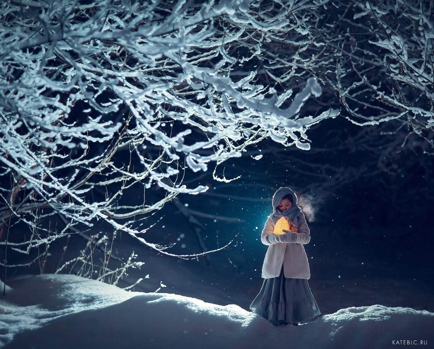 девочка, лес, вечер, зима, зимняя фотосессия, фотограф москва, фотосессия в москве, зимняя фотография, лесная, Катрин Белоцерковская