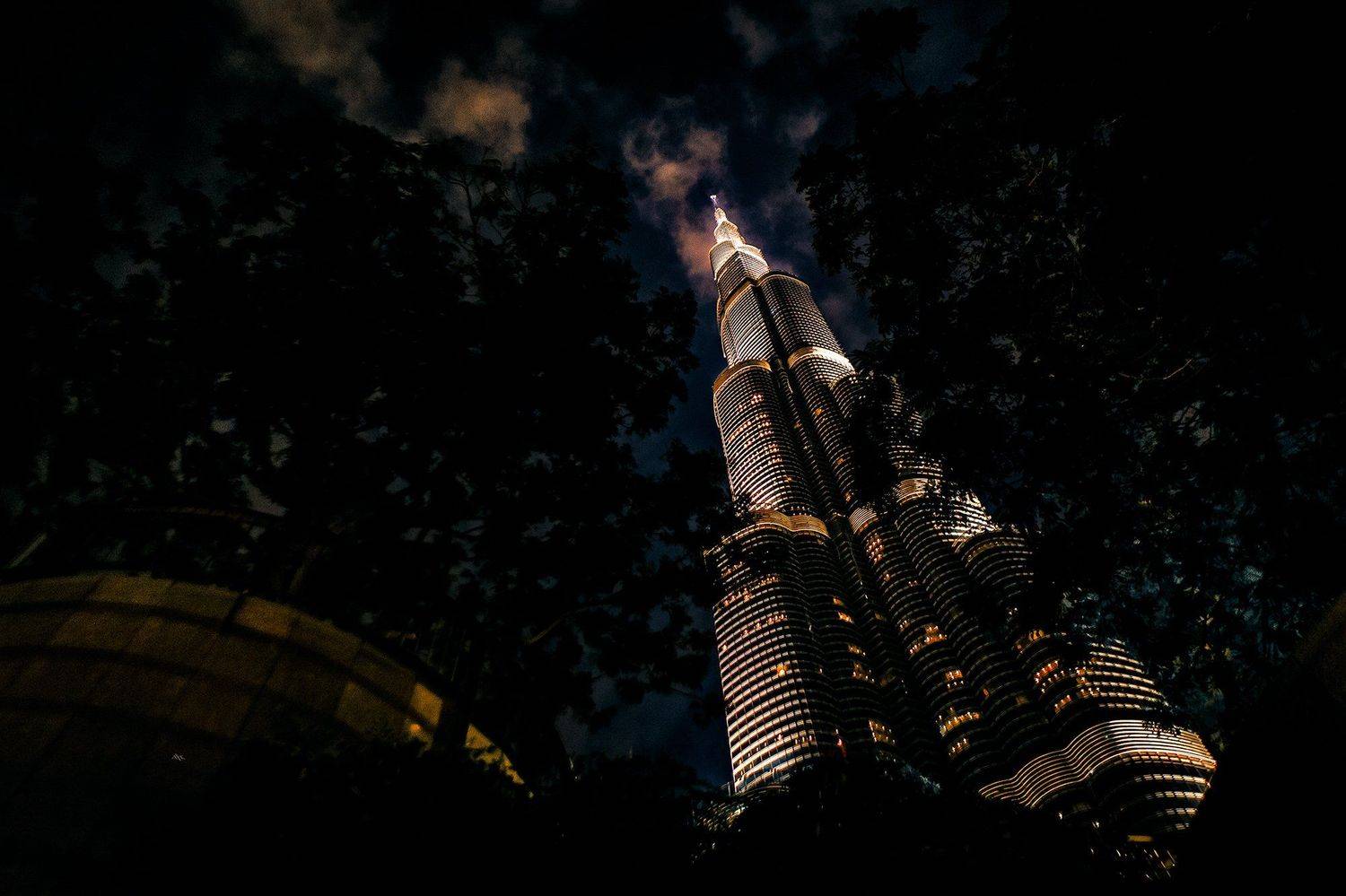 city, night, light, burj-kgalifa, uae, Руслан Болгов (Axe)