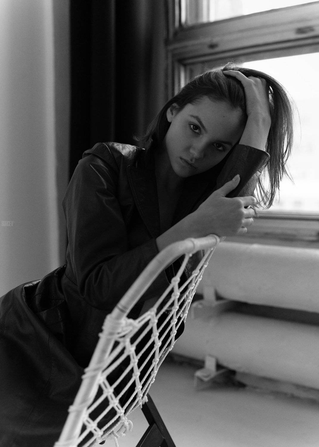 фотомодель, портрет, чб, девушка, красивая, взгляд, черно-белое, woman, beautifull, portrait, black & white, monochrome, canon6d, toples, nude, sexy, Алексей Бурцев