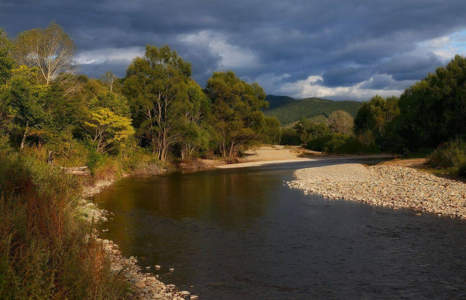 приморье осень река партизанская, Евгений Паршуков