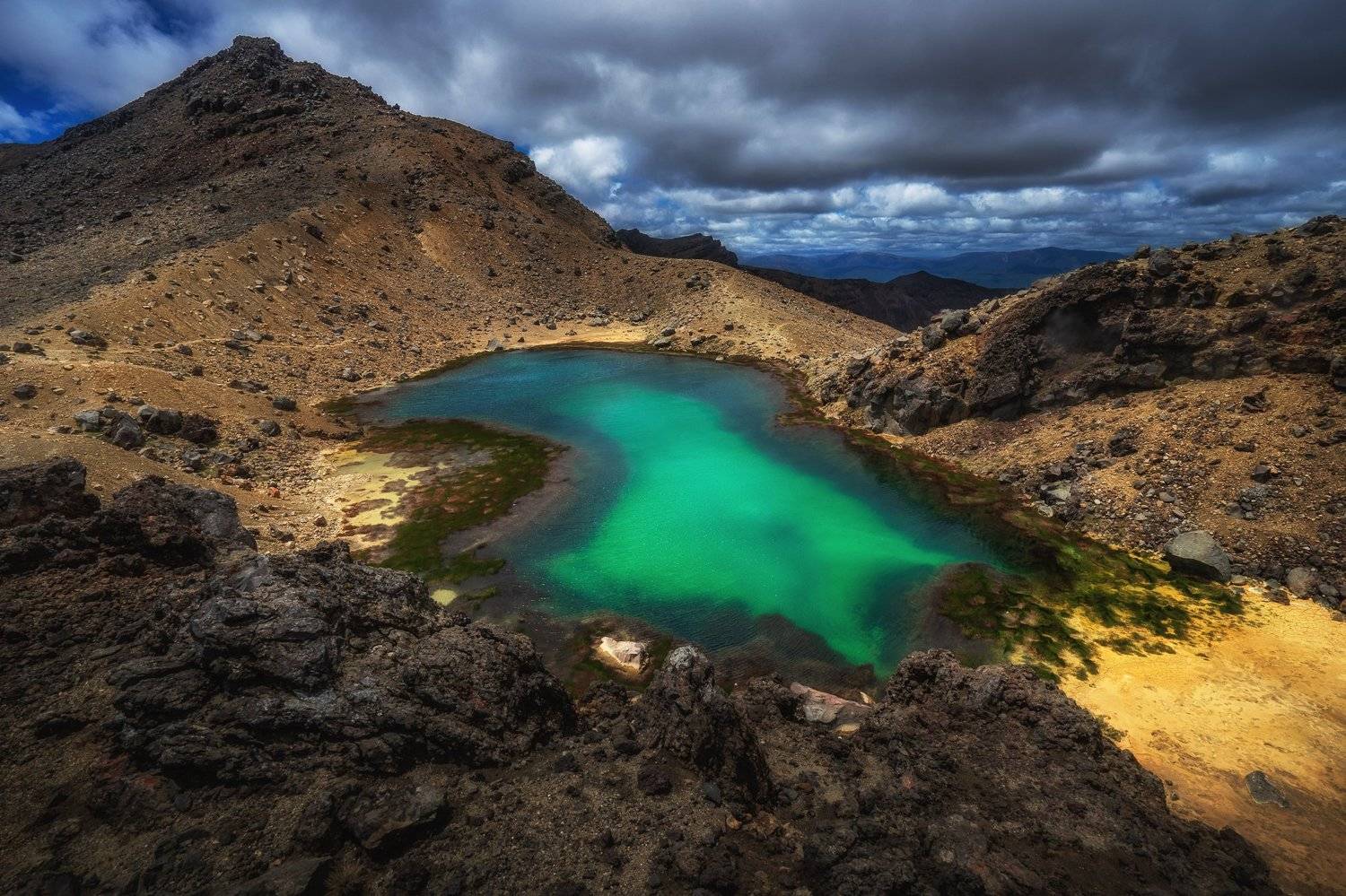 озеро пейзаж горы новаязеландий вода, Александр Рыбаков