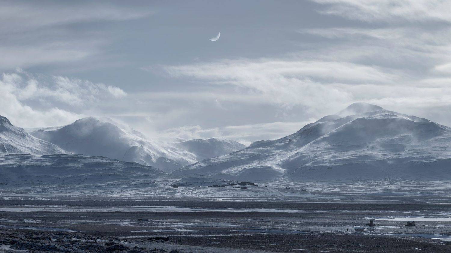 Iceland, snow storm, Vitaly Glad