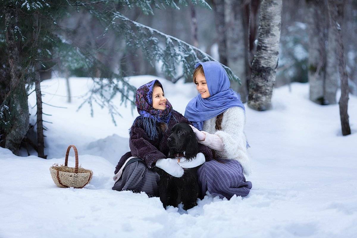 девочки,  детская и семейная фотосессия, детский и семейный фотограф, радость, восторг, счастье, фотосессия, детское фото, детский фотограф, детская фотосессия, зима, снег, елка, радость, улыбки, смех, восторг, Францева Ольга