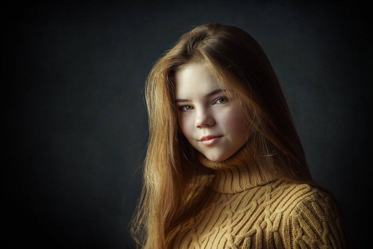 девушка, портрет, Илья Филимошин