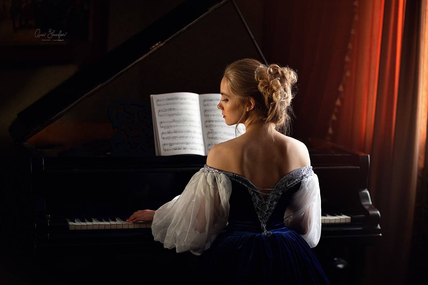 портрет красота девушка арт, Анна Шувалова