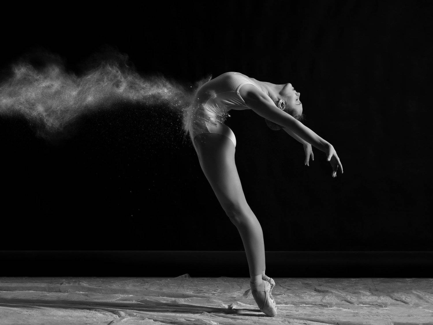 чб, девушка, балет, мука, Иван Ковалёв