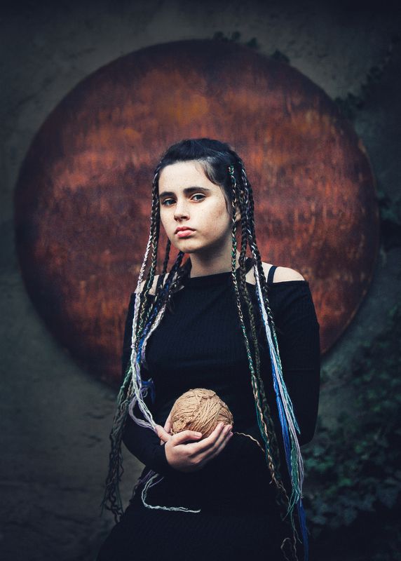 портрет, девушка, модель  фото превью