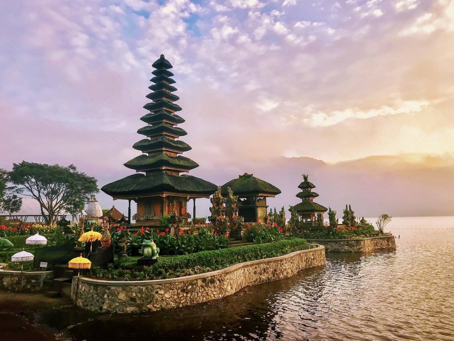 бали, рассвет, храм, Сергей Кичук