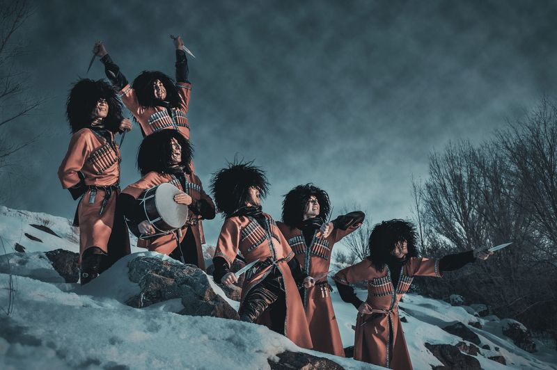 Горцы, Анцух, Кавказ, Портрет Анцух фото превью