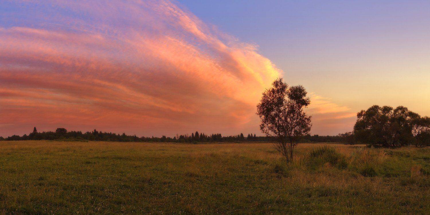 пейзаж, вечер, Oleg Dmitriev