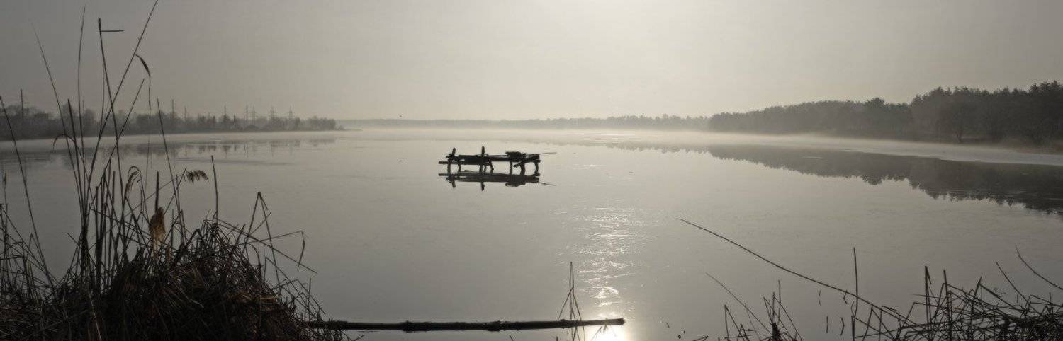 озеро, утро, киев, Art Loo