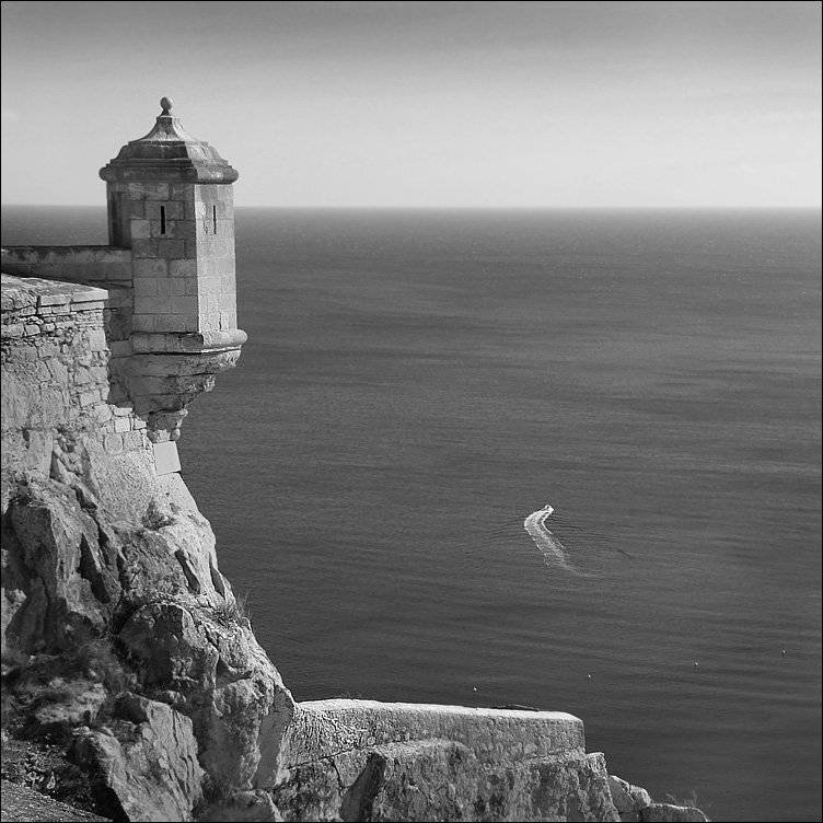 испания, аликанте, море, замок, \, Тарасов Алексей